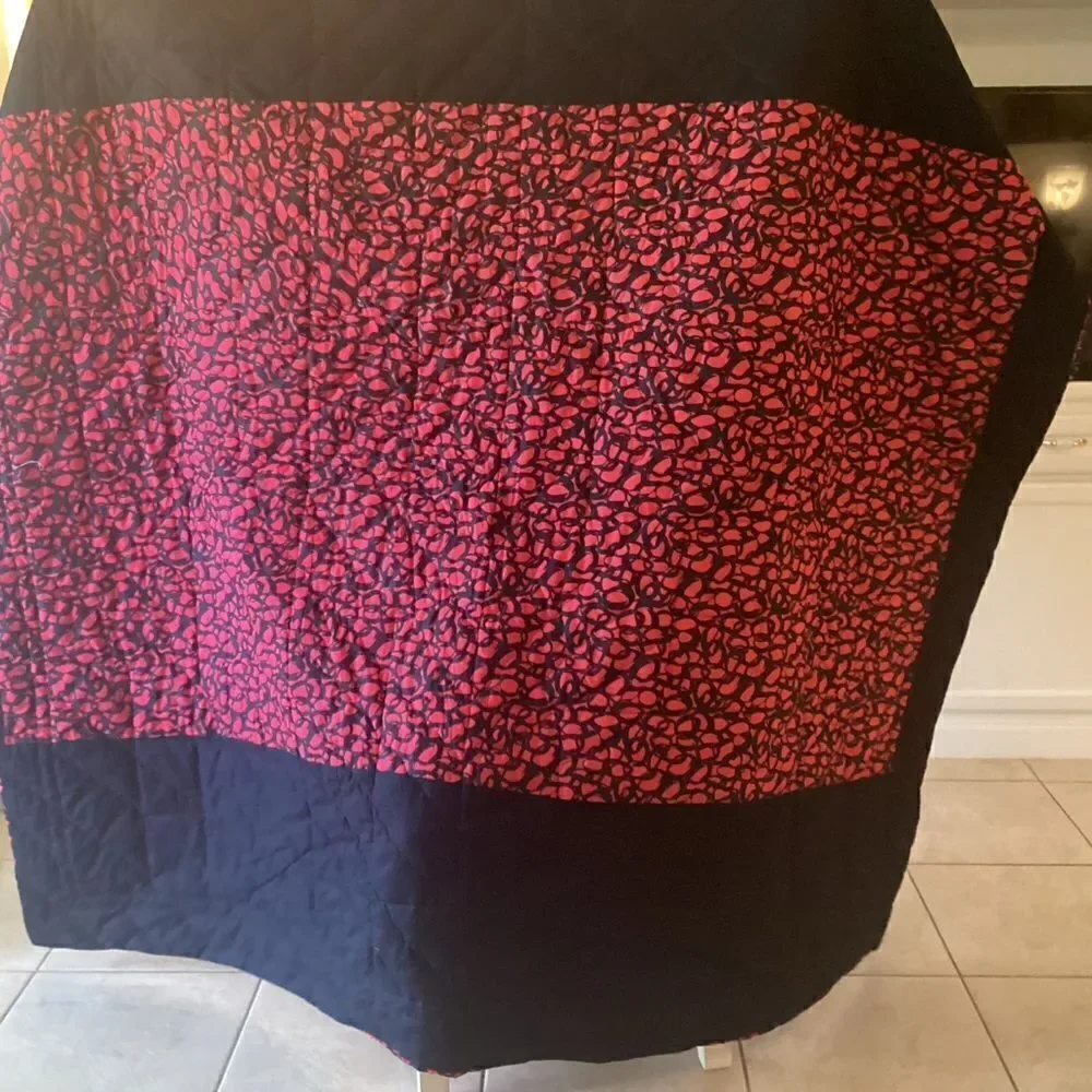 NWT. Hand Crafted Bright and Beautiful Butterfly Quilt